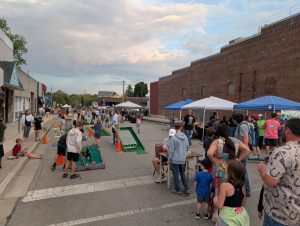 View from the courthouse square of Putt Putnam County in 2025